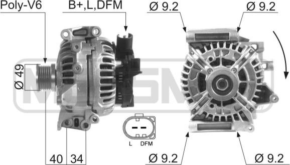 ERA 210133 - Alternator www.molydon.hr