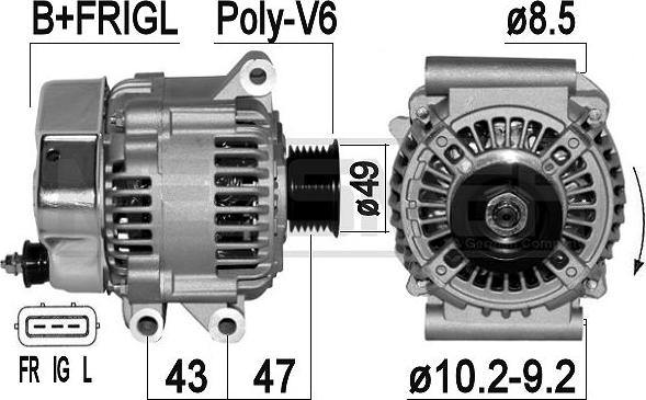 ERA 210895A - Alternator www.molydon.hr