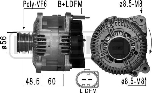 ERA 210898A - Alternator www.molydon.hr