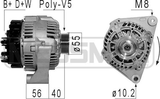 ERA 210848A - Alternator www.molydon.hr