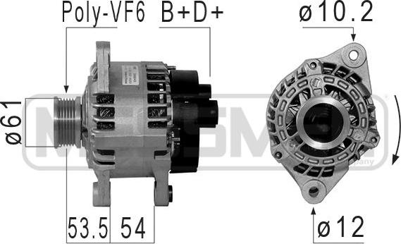 ERA 210853 - Alternator www.molydon.hr