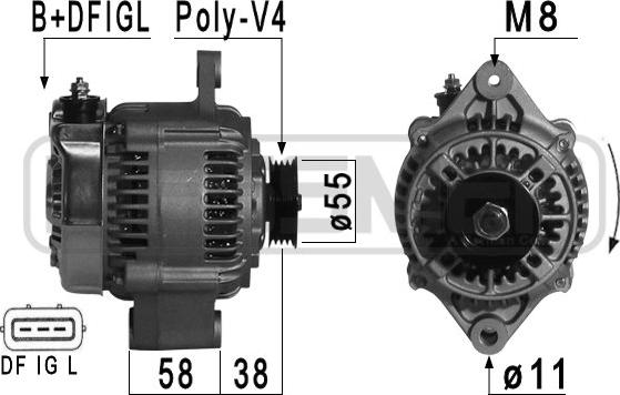 ERA 210869A - Alternator www.molydon.hr