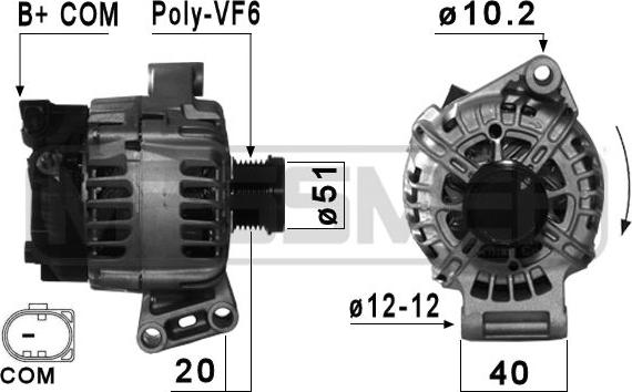 ERA 210861 - Alternator www.molydon.hr