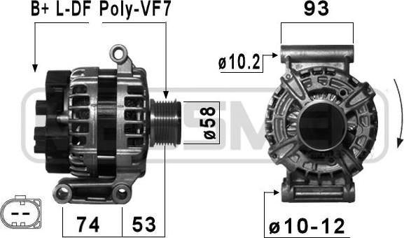 ERA 210862 - Alternator www.molydon.hr