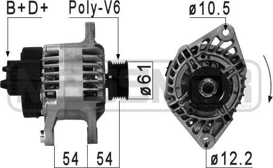 ERA 210884A - Alternator www.molydon.hr