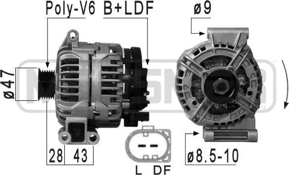 ERA 210887A - Alternator www.molydon.hr