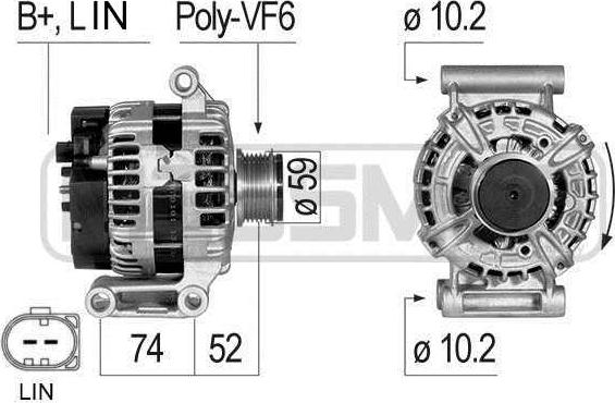 ERA 210835 - Alternator www.molydon.hr