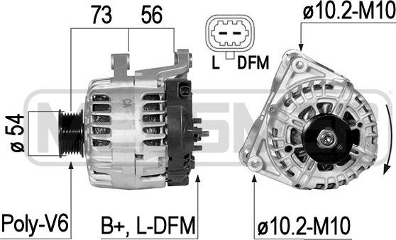 ERA 210832 - Alternator www.molydon.hr