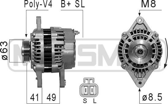 ERA 210837A - Alternator www.molydon.hr