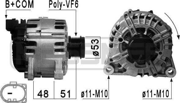 ERA 210878A - Alternator www.molydon.hr