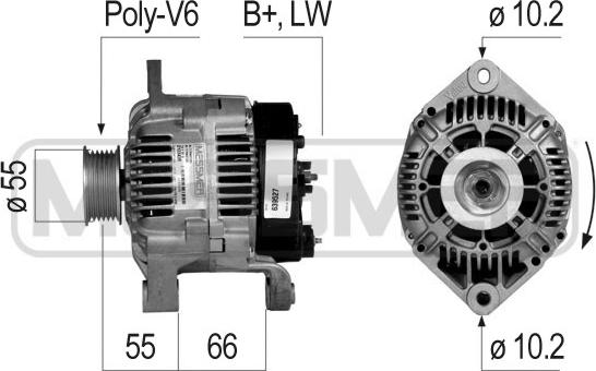 ERA 210345R - Alternator www.molydon.hr