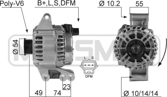 ERA 210359 - Alternator www.molydon.hr