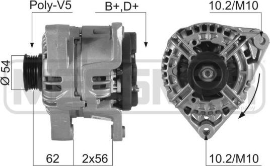 ERA 210356A - Alternator www.molydon.hr