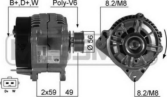 ERA 210351R - Alternator www.molydon.hr