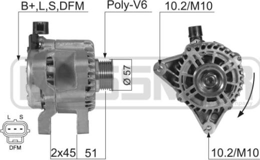 ERA 210360 - Alternator www.molydon.hr