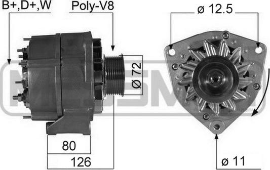 ERA 210307A - Alternator www.molydon.hr