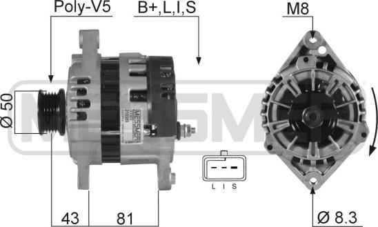 ERA 210389A - Alternator www.molydon.hr