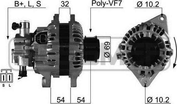 ERA 210381R - Alternator www.molydon.hr