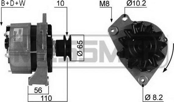 ERA 210339A - Alternator www.molydon.hr