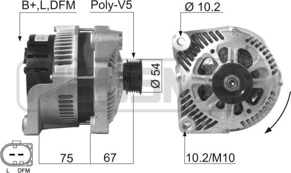 ERA 210260A - Alternator www.molydon.hr