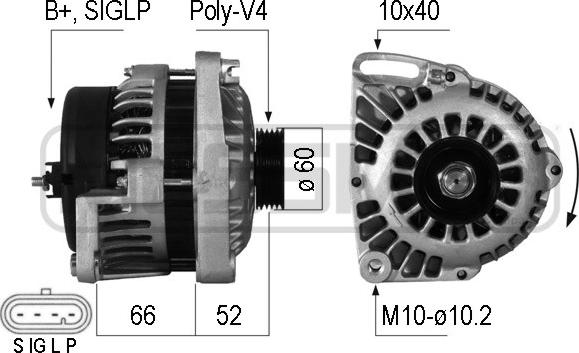 ERA 210206A - Alternator www.molydon.hr