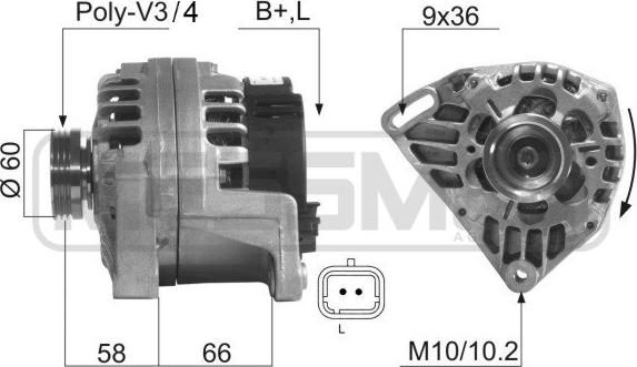 ERA 210286A - Alternator www.molydon.hr