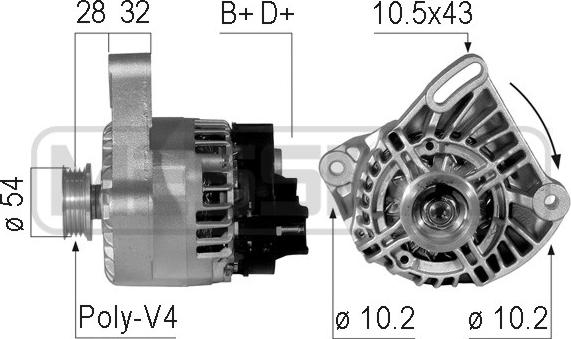 ERA 210746 - Alternator www.molydon.hr