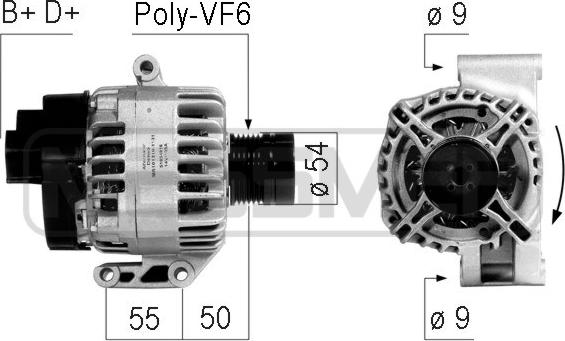 ERA 210748 - Alternator www.molydon.hr