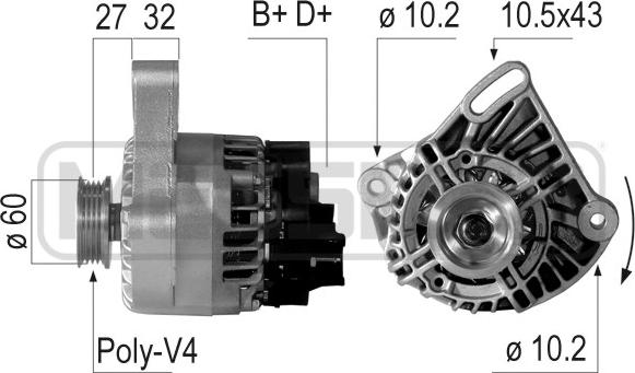 ERA 210756 - Alternator www.molydon.hr