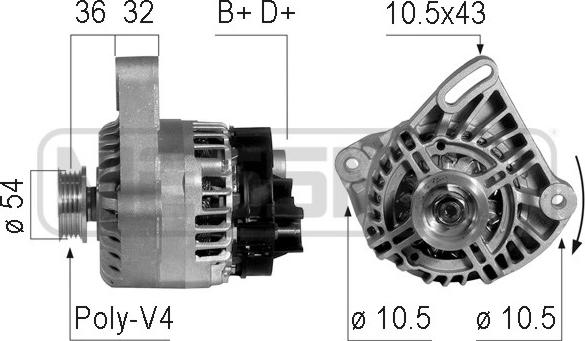 ERA 210757 - Alternator www.molydon.hr