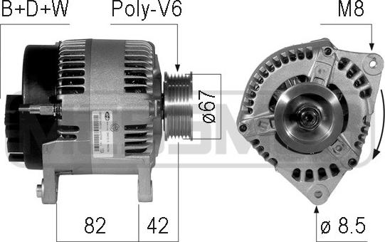 ERA 210761 - Alternator www.molydon.hr