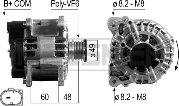 ERA 210706A - Alternator www.molydon.hr