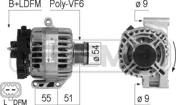 ERA 210734 - Alternator www.molydon.hr