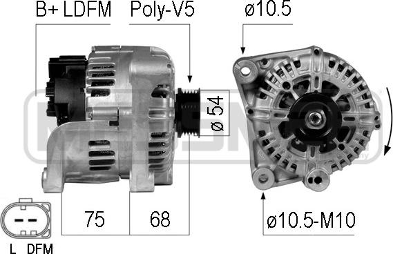 ERA 210736 - Alternator www.molydon.hr