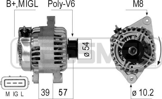 ERA 210727A - Alternator www.molydon.hr