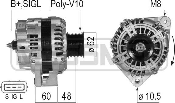 ERA 210772 - Alternator www.molydon.hr