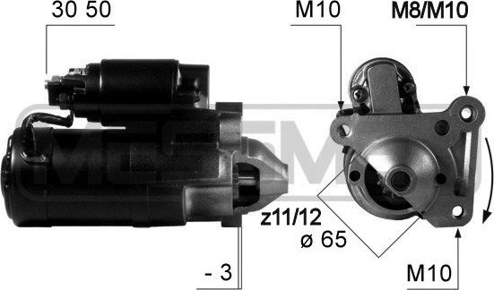 ERA 220458A - Starter www.molydon.hr