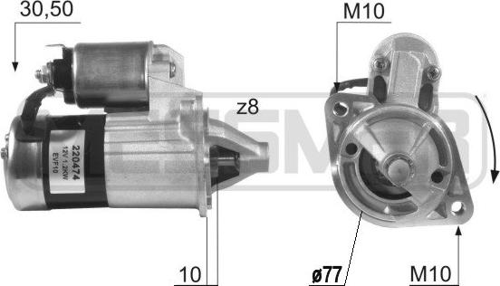 ERA 220474A - Starter www.molydon.hr