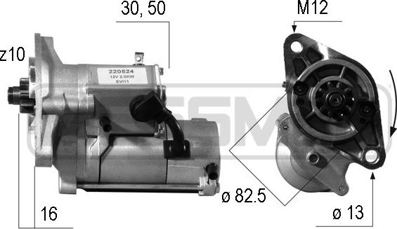 ERA 220524A - Starter www.molydon.hr