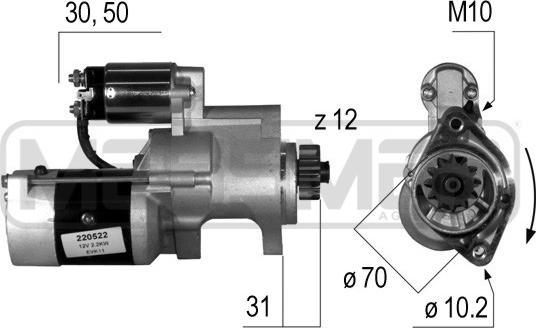 ERA 220522 - Starter www.molydon.hr