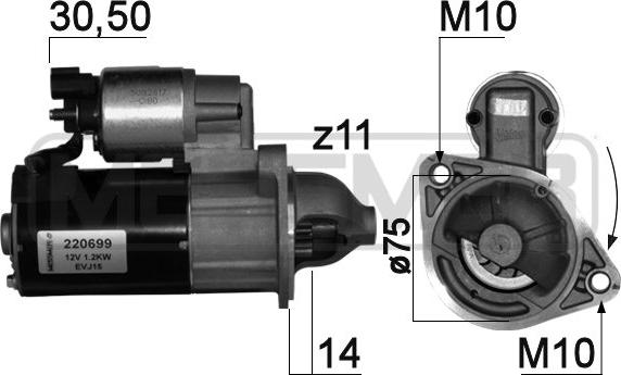 ERA 220699 - Starter www.molydon.hr