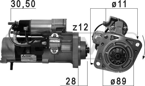 ERA 220 695 - Starter www.molydon.hr