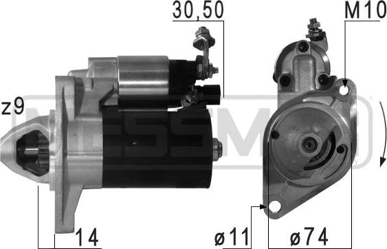 ERA 220659A - Starter www.molydon.hr