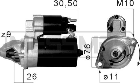 ERA 220662A - Starter www.molydon.hr