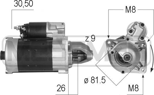 ERA 220156R - Starter www.molydon.hr