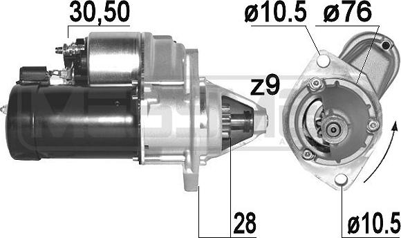 ERA 220887A - Starter www.molydon.hr