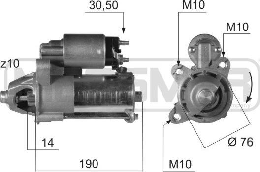 ERA 220374R - Starter www.molydon.hr