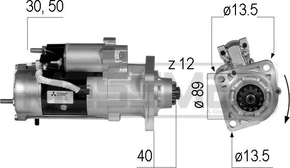 ERA 220224R - Starter www.molydon.hr