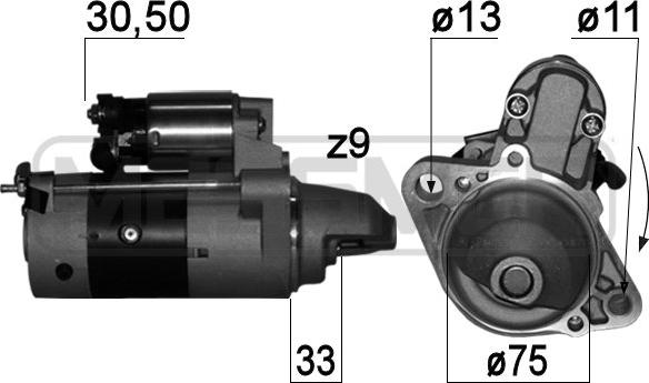 ERA 220763A - Starter www.molydon.hr