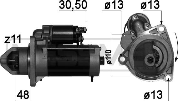 ERA 220728A - Starter www.molydon.hr